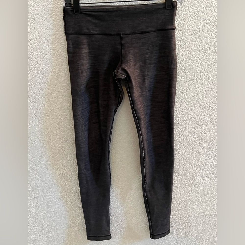 Lululemon Charcoal High-Waisted Leggings Pants Size 4